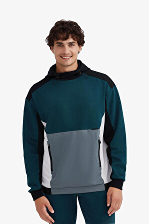 Skechers M 2XI-Lock Hoodie Sweatshirt Erkek Siyah Sweatshirt S232193-405