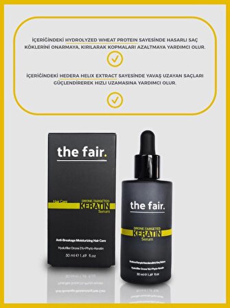 the fair. Dökülme ve Kırılma Karşıtı Vegan Saç Bakım Seti 100 ML 