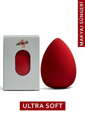 Ultra Soft Makyaj Süngeri Kırmızı 3'lü Set