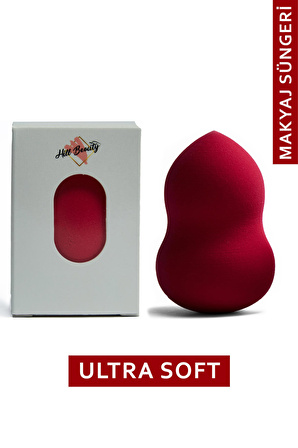 Ultra Soft Makyaj Süngeri Kırmızı 3'lü Set