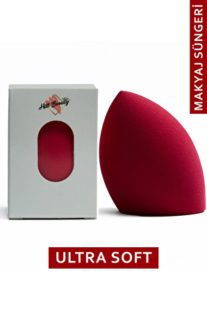 Ultra Soft Makyaj Süngeri Kırmızı 3'lü Set