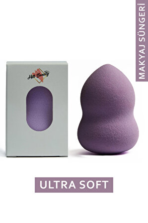 Ultra Soft Makyaj Süngeri Lila 3'lü Set