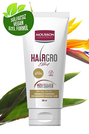 Mousson HairGro Effect Uzamaya Yardımcı Güçlendirici Saç Bakım Yağı