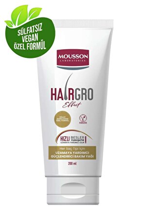 Mousson HairGro Effect Uzamaya Yardımcı Güçlendirici Saç Bakım Yağı