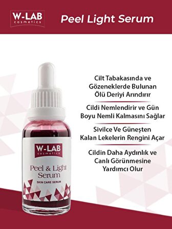 W-Lab Kozmetik Peel And Light Serum 30 ML