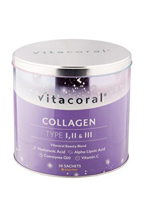 Collagen 30'lu Saşe - 10.000 Mg Kollajen Tip 1-2-3 - Cilt, Kas Ve Eklemler Için