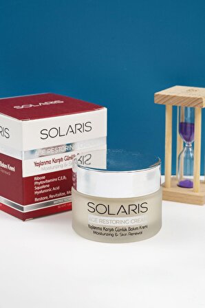 Solaris Yaşlanma Karşıtı Hyalüronik Asit 30 Yaş + Gece-Gündüz Yüz ve Boyun Kremi 50 ml 