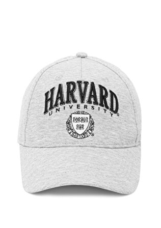 Harvard Baskılı Gri Şapka 092895-34686