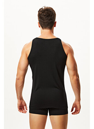 Dosxx Özel Kot Çantalı Elegant Modal Elastan Soft Siyah 2'li Atlet