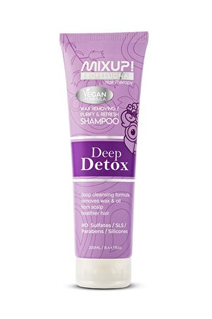 MİXUP! Deep Detox Tüm Saçlar İçin Arındırıcı Sülfatsız Şampuan 250 ml
