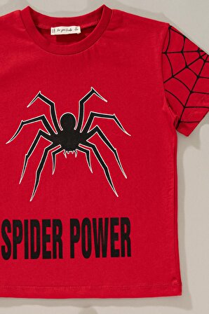 Spider Power Baskılı Turuncu Alt Üst Takım