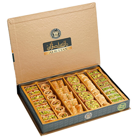 Al Sultan Sweets Karışık Baklava - 6lı Lezzet Koleksiyonu 400gr