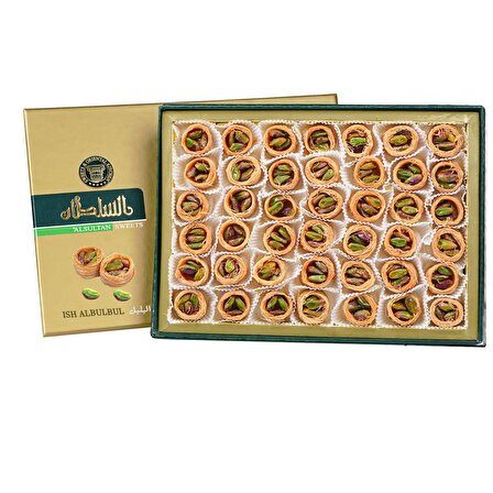 Al Sultan Sweets Karışık Baklava - Fıstıklı Bülbül Yuvası 500 gr