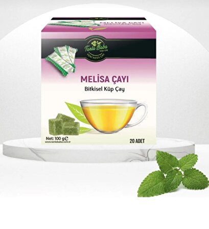 TanlaBaba Sargılı Melisa Bitki Çayı 100 Gr (20 Adet) Doğal Çay Bitkisel Çay Bitki Çayı Küp Çay