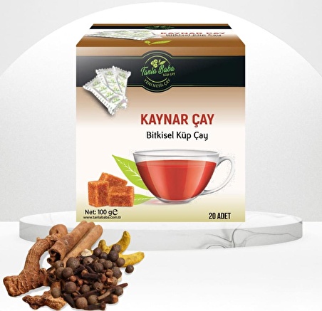 TanlaBaba Sargılı Kaynar Bitki Çayı 100 Gr (20 Adet) Doğal Çay Bitkisel Çay Bitki Çayı Küp Çay