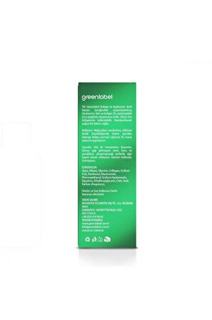 Greenlabel Kırışıklık Karşıtı Anti Aging Kolajen Retinol Cilt Serumu 30ml.
