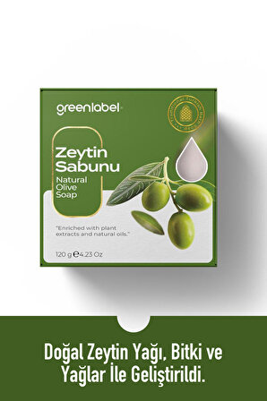 Greenlabel - Greenlabel Zeytinyağı Sabunu 120gr.