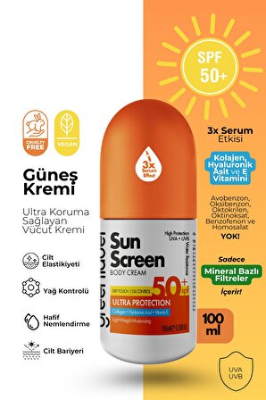 GREENLABEL Sun Screen Body Cream-Güneş Kremi Vücut Kremi 100ml