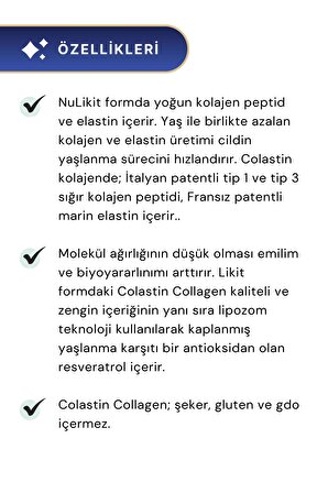 Colastin Collagen Elastin 50 ml x 14 Shot-2 Adet