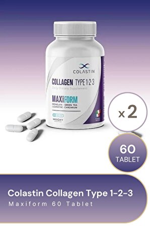 Colastin Collagen Type 1-2-3 Maxiform 60 Tablet-2 Adet