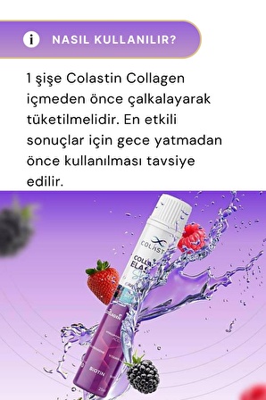 Colastin MultiPlus Kolajen ve Elastin 25 ml x 30 Shot-3 Adet