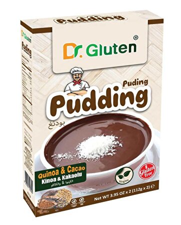 Glutensiz Kakao ve Kinoalı Puding 224 Gr. (1 Paket)