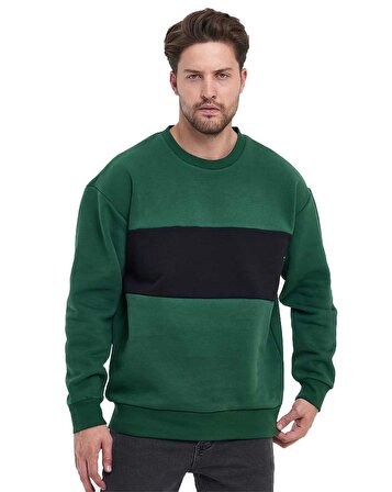 Erkek 3 İplik Oversize Sweatshirt