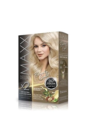 Maxx Deluxe Saç Boyası 9.0 Doğal Sarı