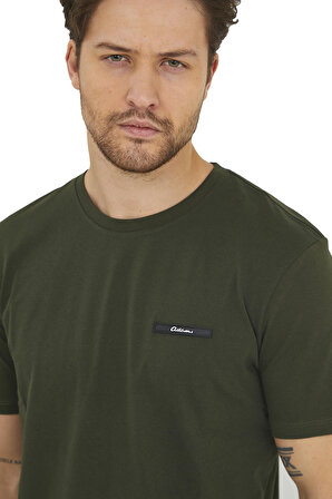 Erkek Basic Baskısız Logolu Kısa Kol Tişört