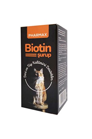 Pharmax Biotin Deri Ve Tüy Sağlığı Kedi Şurubu 40 ML