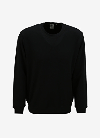 Gmg Fırenze Siyah Erkek Dik Yaka Slim Fit Sweatshirt GU23MFW08023