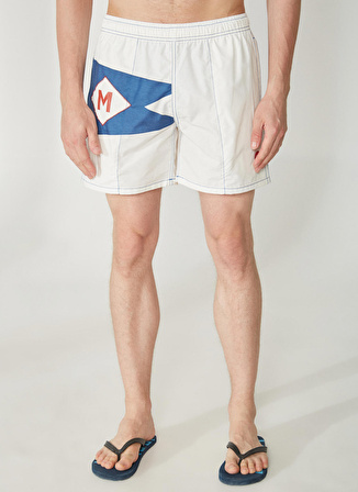 Murphy&Nye Beyaz Erkek Şort Mayo BURGEE SHORT