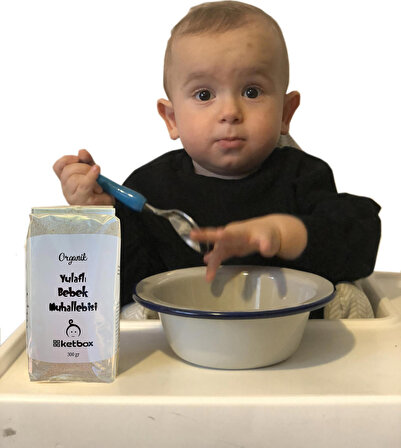 Organik Yulaflı Bebek Muhallebisi Karışımı 300 Gr Ek Gıda +6 Ay