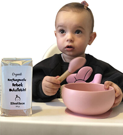Organik Keçiboynuzlu Bebek Muhallebisi Karışımı 300 Gr Ek Gıda +8 Ay