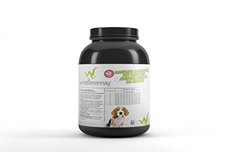 WhiteVeterinay Tahılsız Yavru Tüm Irklar için Somonlu ve Karidesli Köpek Maması 1.5 kg