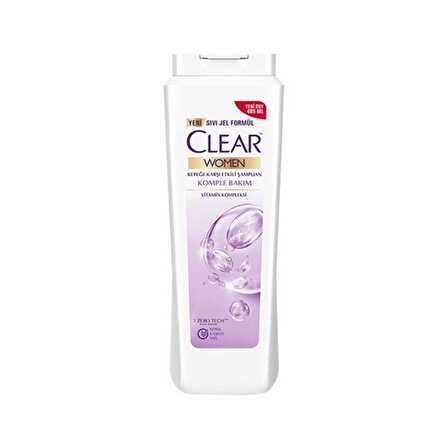 Clear Women Komple Bakım Tüm Saçlar İçin Kepek Önleyici Şampuan 485 ml