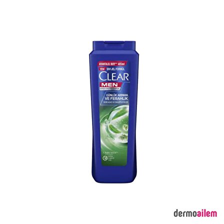 Clear Men Tüm Saçlar İçin Kepek Önleyici Okaliptus ve Sedir Ağaçlı Şampuan 485 ml