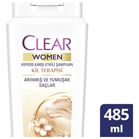 Clear Kepek Karşıtı Kil Terapisi Şampuan 485ML 2li Set