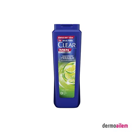 Clear Men Tüm Saçlar İçin Kepek Önleyici Limonlu Şampuan 485 ml