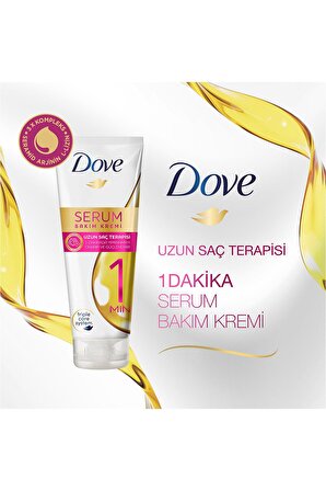 Dove 1 Minute Onarıcı Uzun Saçlar İçin Bakım Yapan Saç Kremi 170 ml