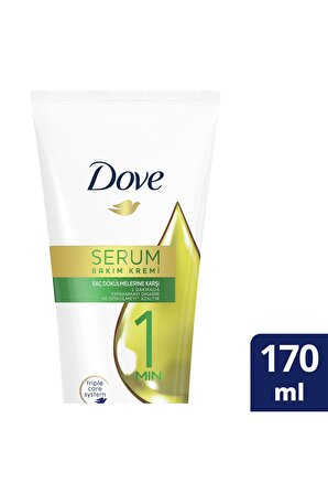 Dove 1 Minute Dökülme Karşıtı Tüm Saç Tipleri İçin Bakım Yapan Saç Kremi 170 ml