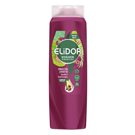 Elidor Doğanin Enerjisi Tüm Saçlar İçin Parlaklık Verici Şampuan 500 ml