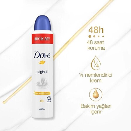 Dove Deodorant Kadın Sprey Original Antiperspirant 200 ml