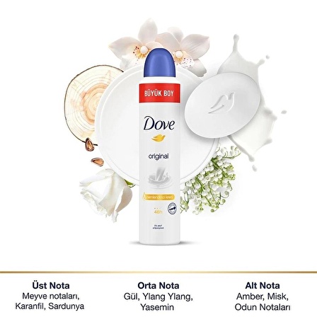 Dove Deodorant Kadın Sprey Original Antiperspirant 200 ml