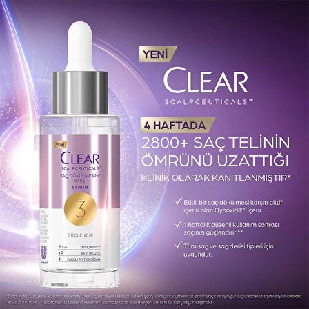 Clear Scalpceuticals Saç Dökülmesine Karşı Serum 45 ml