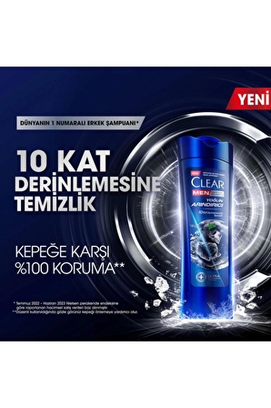 Clear Men Kepeğe Karşı Yoğun Arındırıcı Şampuan 350 ml