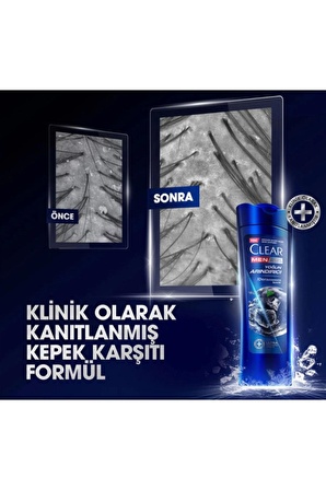 Clear Men Kepeğe Karşı Yoğun Arındırıcı Şampuan 350 ml