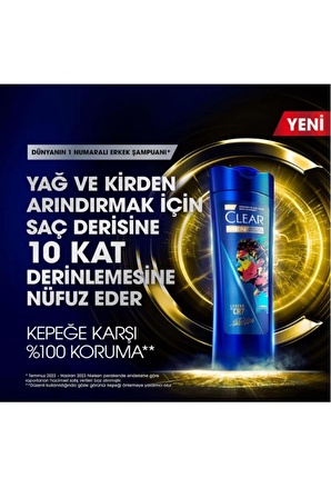 Clear Men Legend by CR7 Kepeğe Karşı Şampuan 350 ml