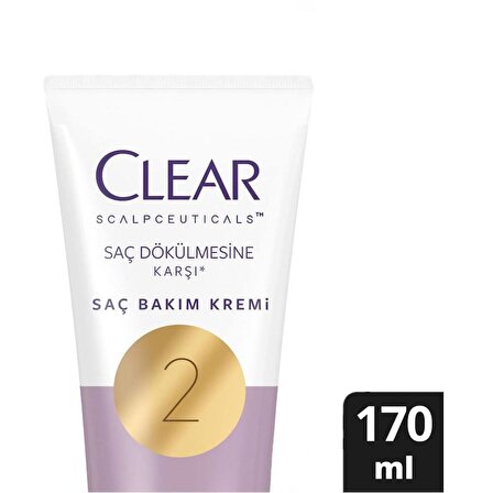 Clear Scalpceuticals Saç Dökülmesine Karşı Saç Bakım Kremi 170 ml