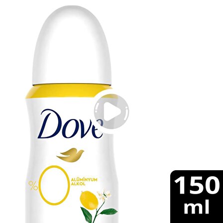 Dove Deodorant Limon Çiçeği Ve Vanilya Özlü Bayan 150 Ml
